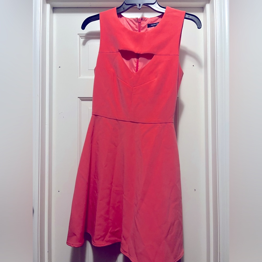 French Connection Feather Cut Out Dress (size 0)